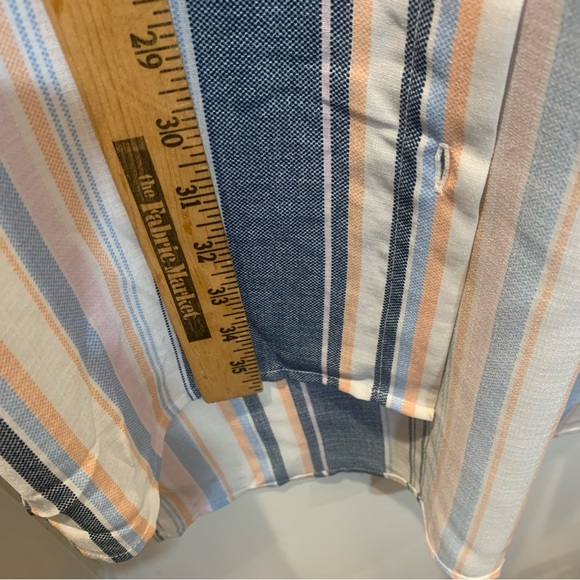 Haute project blouse long sleeve stripe size medium  used as kimono - Picture 6 of 9